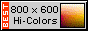 800x600, high colors