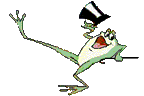 Dancing frog left animation