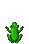 Frog jumping animation