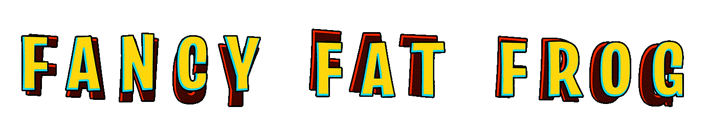 Fancy Fat Frog logo horizontal